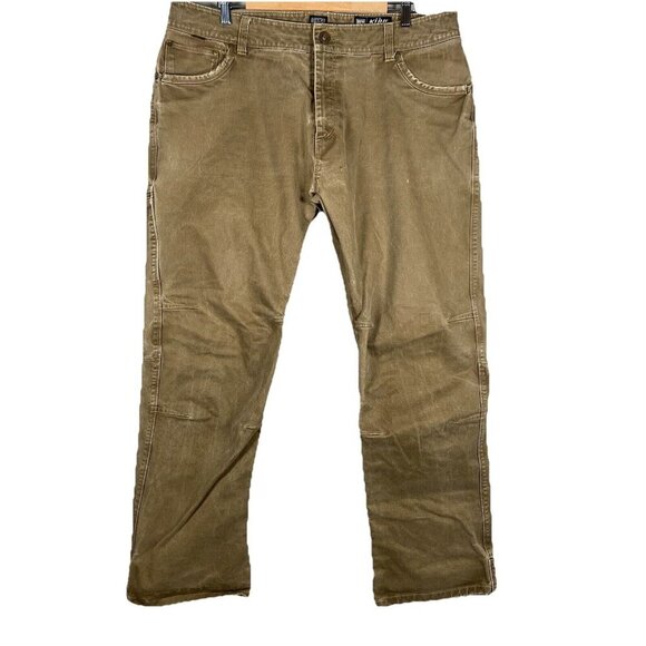 KUHL Rydr Mens 40 X 32 Distressed Utility Canvas Hiking Outdoor Workwear Jeans - Picture 1 of 16